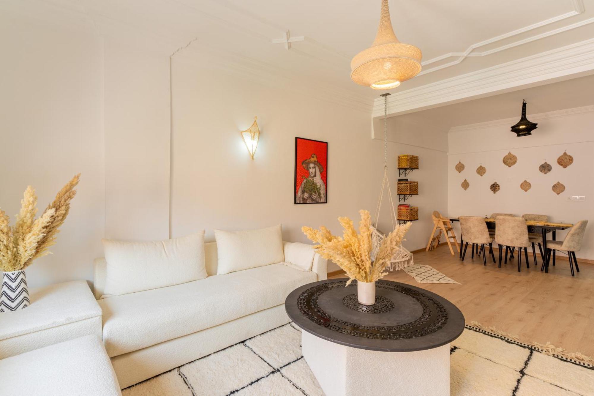 Appartement Centre Marrakech Gueliz - Cool & Cozy Apartment For A Family Stay In The Heart Of The City มาร์ราเกช ภายนอก รูปภาพ