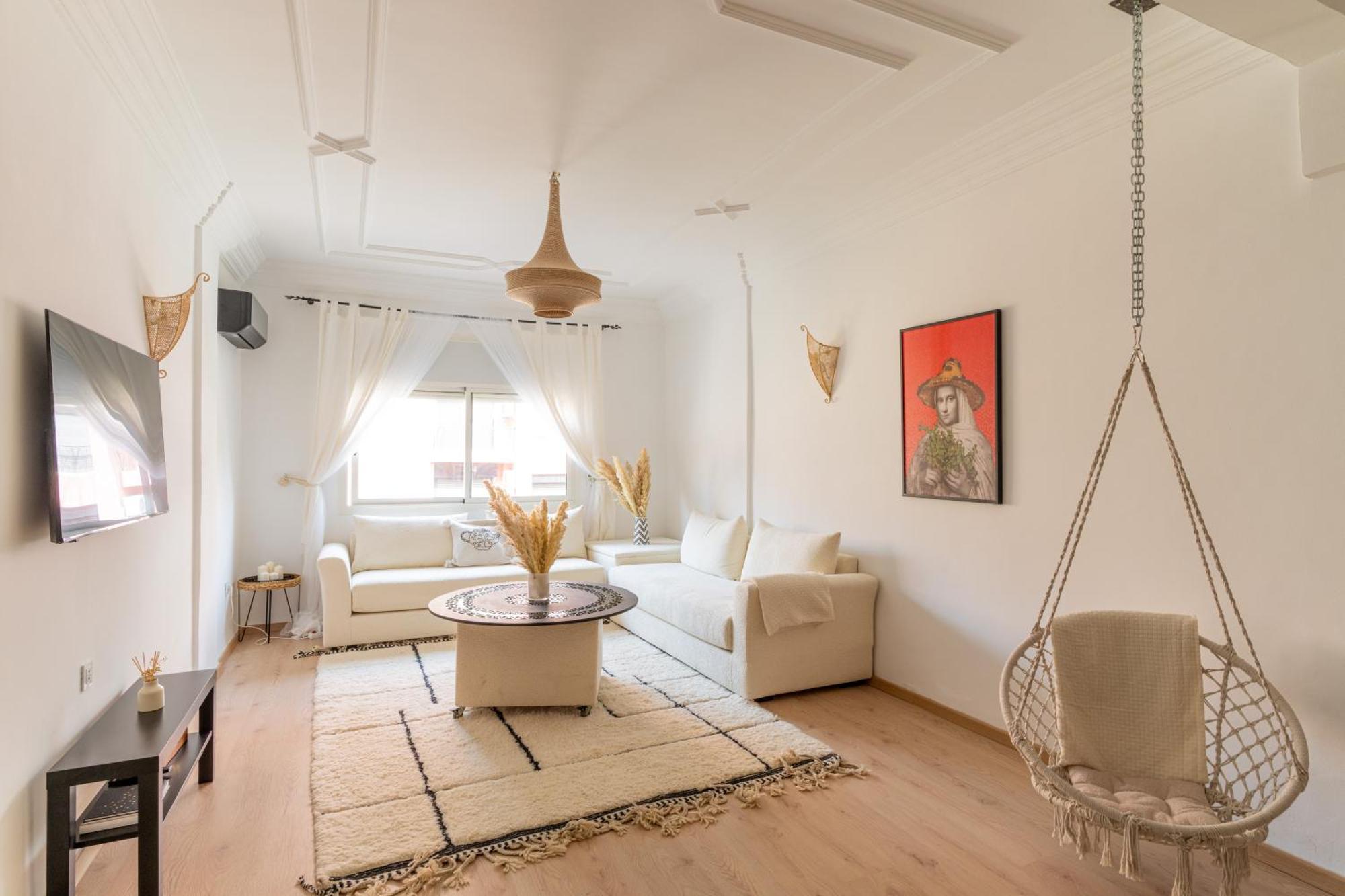Appartement Centre Marrakech Gueliz - Cool & Cozy Apartment For A Family Stay In The Heart Of The City มาร์ราเกช ภายนอก รูปภาพ
